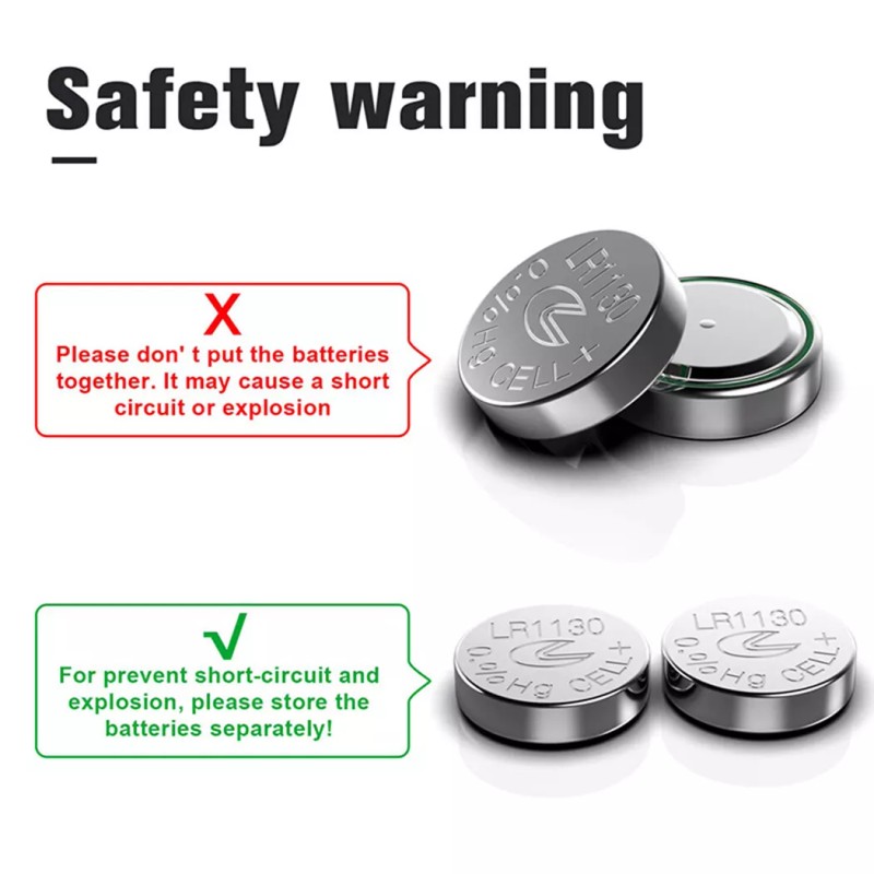 PKCELL Lot LR1130 AG10 389 Alkaline Battery 1.5V Button Cell
