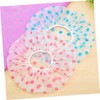 minkissy Plastic Shower Cap Pack Fashion Bath Hat for Women