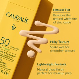 Protector Solar Caudalie Vinosun Daily Mineral Spf50 50 Ml - Venta Internacional.