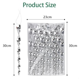 10PCS 30cm Silver Bird Deterrent Reflective Tape - Heavy Duty Anti-Bird Strips for Garden, Farm, Balcony, and Trees | Weatherproof & Rust-Proof Scare Flash Ribbon