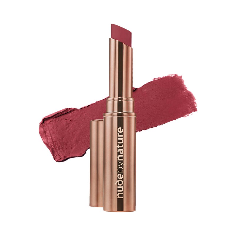 Nude By Nature Creamy Matte Lipstick, 01 Blush Nude 2.75g