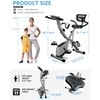 LINBOLUSA Indoor Exercise Bike for Seniors, 5 IN 1 Foldable