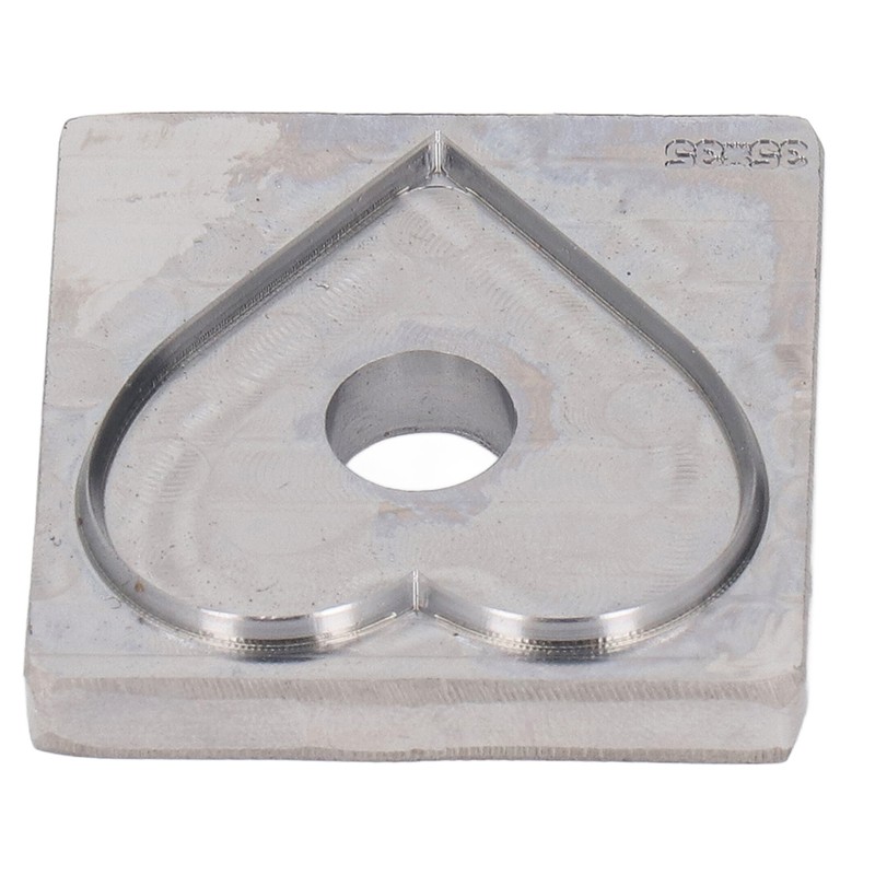 Heart Shape Cutting Die Alloy Steel Clean Cutting Surface Leather