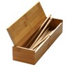 Uccellino Bamboo Case with Lid Chopsticks Case Chopsticks Case Spoon