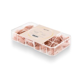 Apres Neutrals Gel-X Lila Box Of Nail Tips, 11 Sizes 00-9, Soft Gel Nail Tip Box, Nail Extensions (150pcs) (Sculpted Square Long, 150pcs)