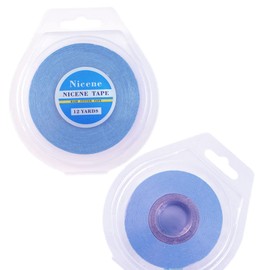 Hair System Tape Roll Lace Front Support Tape for Wigs,Toupee, Hair Pieces and Hair Extensions(blue-3/4"x12yds)