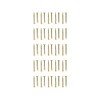 Melody Jane Dollhouse 9mm Brass Pins Nails 50pcs Miniature 1:12