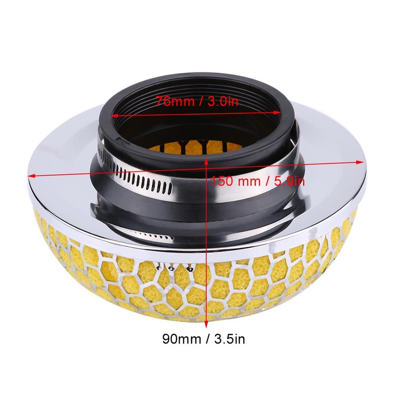 Car Air Intake Inlet Filter Cleaner Mushroom Foam Gauze High