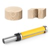 MEIGGTOOL 2-1/2 Inch Flush Trim Top and Bottom Bearing Router