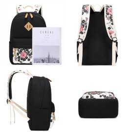 Goodking Teen Girls School Backpack Kids Bookbag Lightweight Travel Laptop Backpack Stylish Casual Daypack with Lunch Box Pencil Case