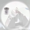 Bullongè TB Pearl-White Watchmaker's Control Magnifier for Watch Repair -