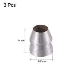 uxcell Round Steel Handle Wedges for Axe Claw Hammer Sledge Hammer Axe Handle Wedge 3Pcs 11mm
