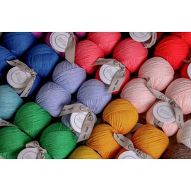 About Strings Lazy Wool - Merino Wool Blend No. 3 Light DK Yarn, 50g 109 Yards per Ball, 4-Pack (Golden)