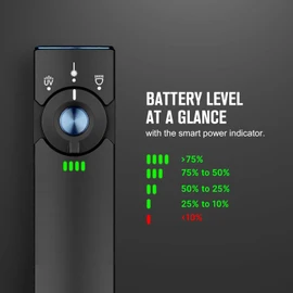 OLIGHT Arkfeld Pro Class 1 Max 1300 Lumen Handheld Flashlight EDC White Light with Green Beam&UV Light for Presentations, Pet Interaction(Black Color)