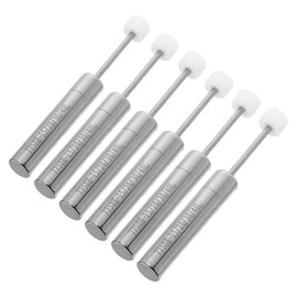 Vaguelly 6pcs Reducing Damper Garbage Bin Part Soft-close Lid Mechanism for Trash Cans Trash Can Damper Replacement Trash Can Damper Piston Replacement Part Nickel-plated Iron Silver