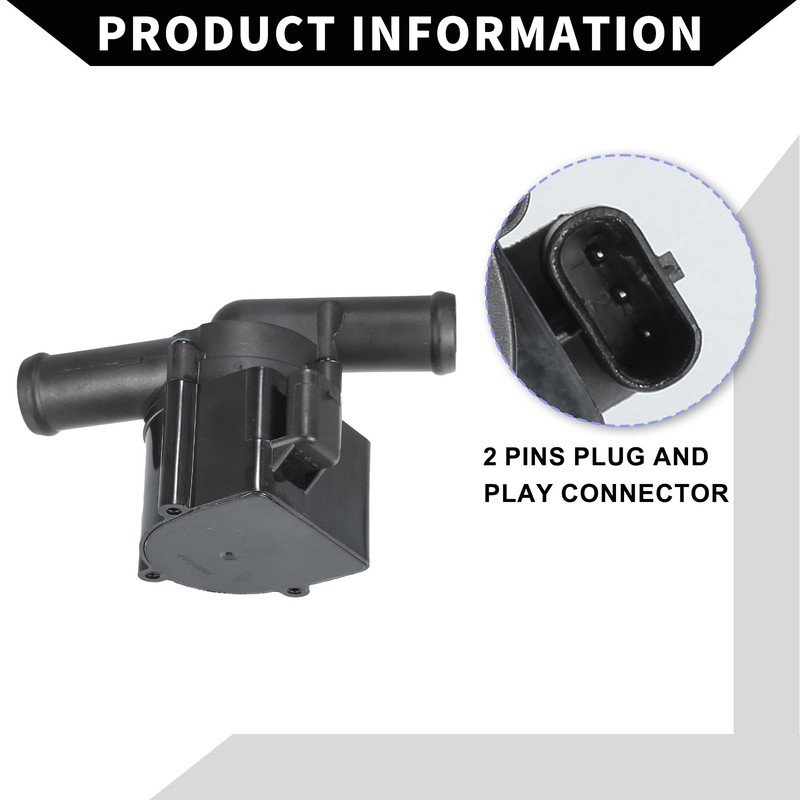Hihaha No.LR039070 Auxiliary Cooling Water Pump for Land Rover Range
