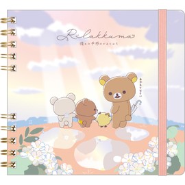 San-X Rilakkuma "Rilakkuma in the Rain" Square SP Note B NY41702 H130 x W140mm