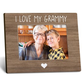 ANIANG Grammy Picture Frames 8X10, Gift for Grammy Gifts for Grandma Photo Frame, Mothers Day Birthday Gift for Grammie from Grandkids, I Love My Grammie Picture Frame for Tabletop Wall