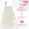 Evridwear - Guantes exfoliantes para baño, ducha, limpieza profunda, acné
