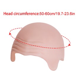 Latex Glatze Kappe Maske Deckel Haut Kopf Kappe Schädel Perücke Kappe Kostüm Hut für Erwachsene Cosplay Perücken Haarteile Kostümzubehör