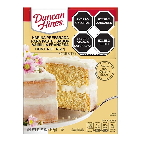 Duncan Hines Signature Perfectly Moist French Vanilla Cake Mix, 15.25 OZ