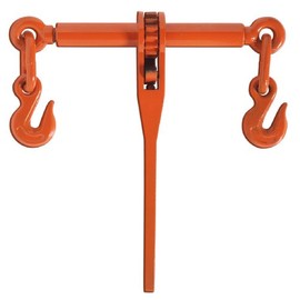 Koch 099312 3/8-inch, Grade 70 and 1/2-inch, Grade 43 Ratchet Load Binder, Powder Coated Orange Steel, 9,200 lbs. Working Load Limit