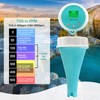 Digital Water Tester, Water Tester, 6-in-1 PH-EC-TDS-ORP-Temp Residual Chlorine Water