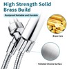 BRIGHT SHOWERS All Metal Handheld Shower Head Holder, Adjustable Shower