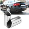 1 Pair Exhaust Tail End Pipe Tip, Car Auto Universal