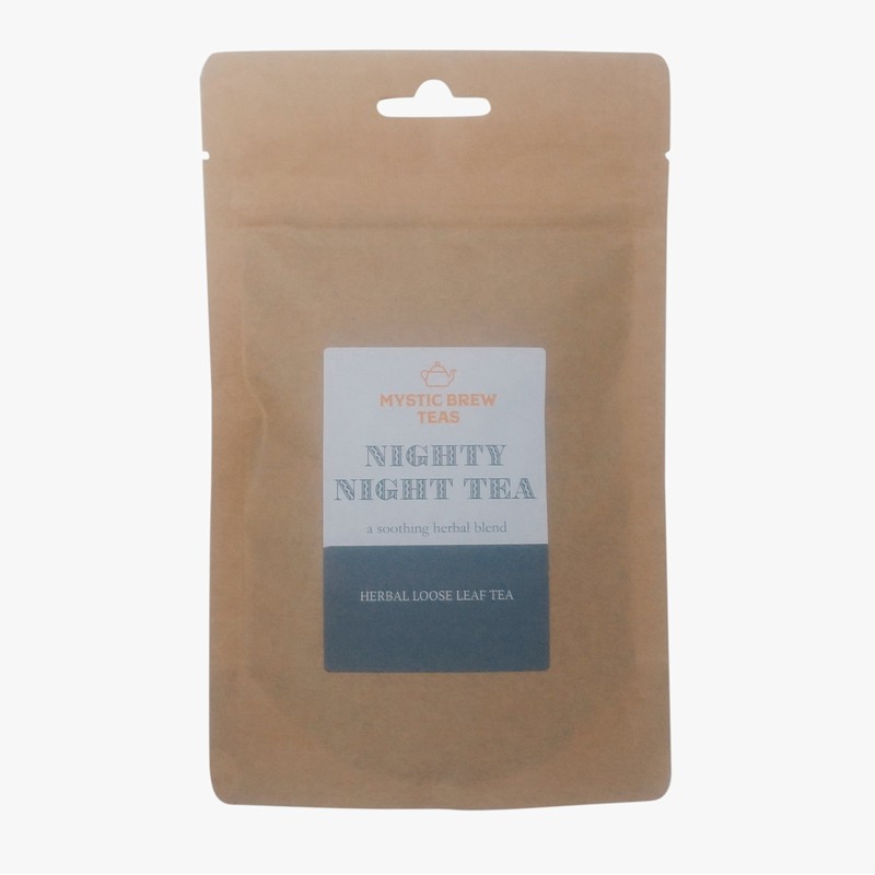 Mystic Brew Teas Nighty Night Wellness Tea Loose Leaf 50g