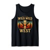 Wild Wild West Costume Funny Outlaw Gunslinger Sheriff Star Tank