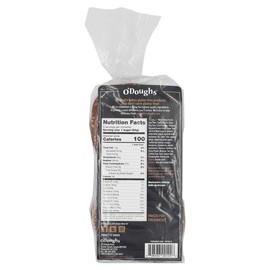 O'Doughs Thins - Pumpernickel Bagels 10.6 oz | Presliced | Good Source of Fibre, Cholesterol Free, Trans Fat Free. | Pack of 6 |