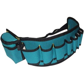 TopHomer Waist Tool Apron Canvas Tool Pouch Belt Tool Bag with Multi-Pockets Design for Men Women Carpenters Electricians Mechanics, Adjustable
