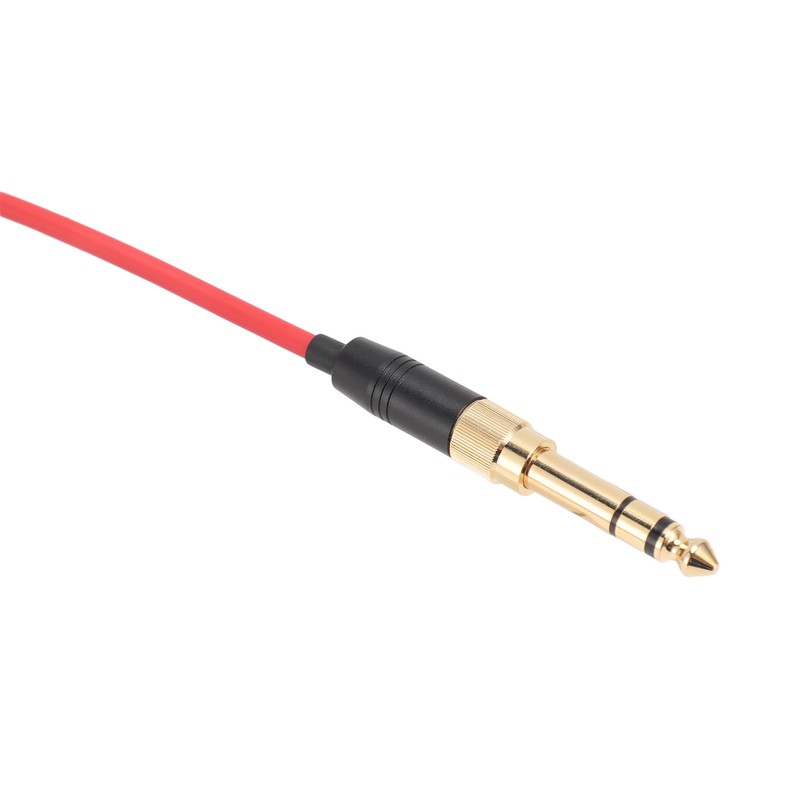 Coiled Headphone Cable Gold Plated Connector Replacement Headset Sound Cord