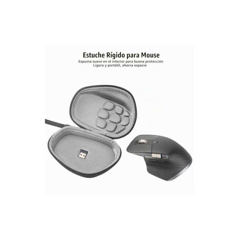 Acogedor Estuche Rígido de Viaje para MX Master 3/MX Master