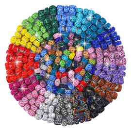 AIPRIDY Mixed Color or Single Color Polymer Clay European Spacer Beads, Crystal Rhinestone Charms Beads Rondelle Slide Bead Spacer for DIY Charm Jewelry Making (18 color 216Pcs)