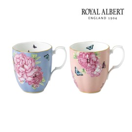 Royal Albert Miranda Kerr Vintage Mug 2P Set (HOPE &amp; TRANQUILITY) / 로얄알버트 미란다커 빈티지 머그 2P 세트 (HOPE & TRANQUILITY)
