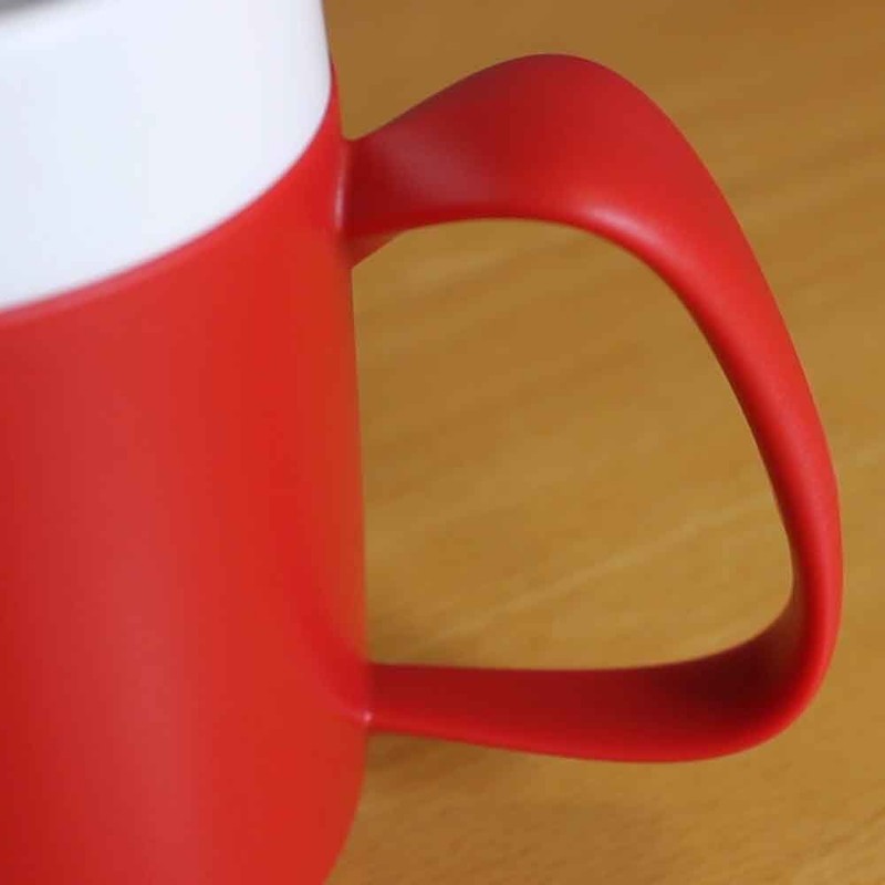 NRS Thermo Safe 2 Handled Mug - Red/White