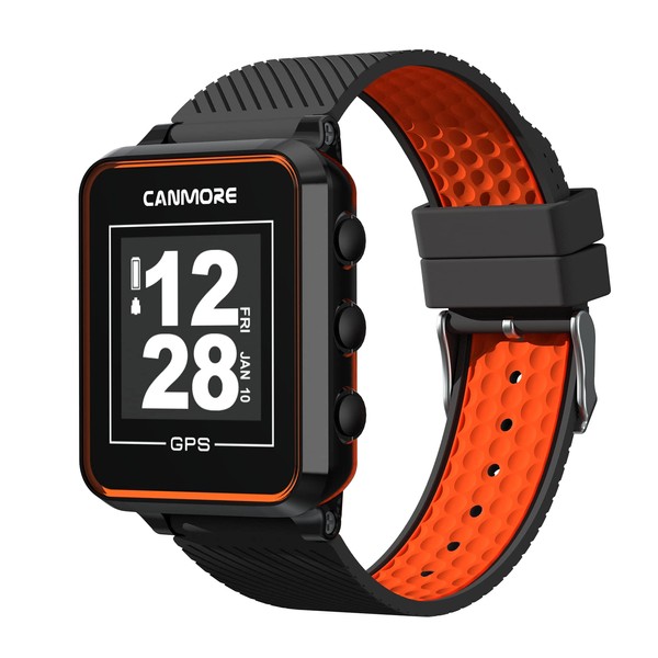 CANMORE TW353 GPS Golf Watch with High Contrast LCD Display Lightweight Golf Accessory Orange