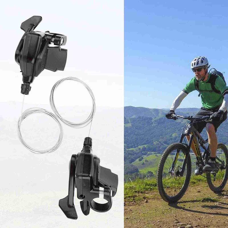 1 Pair Triple Speed Bicycle Gear Shift Derailleur Left/Right Shifter