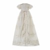 NIMBLE Baby Girls Newborn Christening Embroidered, Champange, Size 6-9 Months