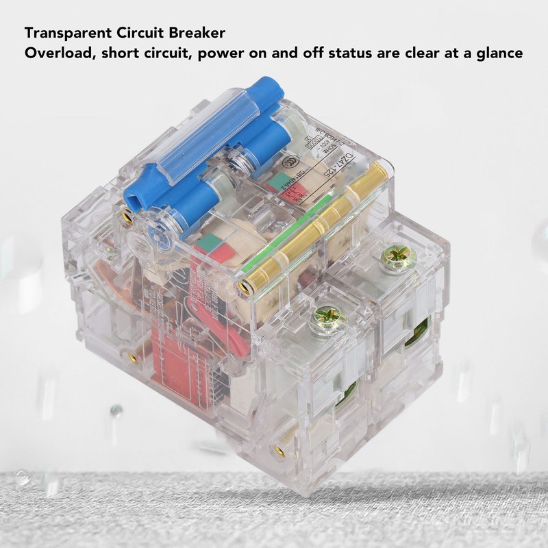 Transparent Circuit Breaker 2P High Sensitivity Easy Observation Circuit Breaker