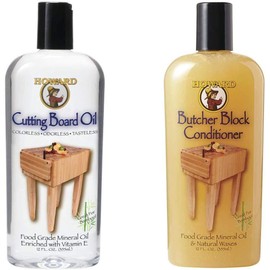 Howard Butcher Block Conditioner 12oz Food Grade Mineral Oil Cutting Board Oil