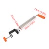 Stainless Steel Rolling Pin, Desktop Clip On Dough Roller 360
