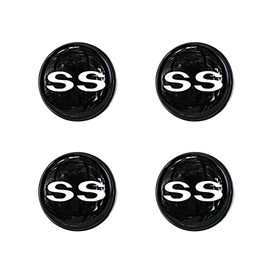 10L0L Golf Cart SS Labels Tape Decals for Wheel Covers Hub Cap, Set of 4