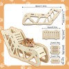 Noaxylic Versatile Scaletta per Criceti, Casetta per Criceti in Legno