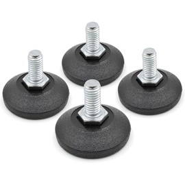 Design61 4 x Adjustment Screw Diameter 38 mm with Galvanised Adjustment Screw M10 x 20 mm