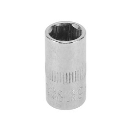 INFINAUTO Impact Socket 25mm for Car Motorcycle Dirtbike Repair Hardware Tool CR-V Silver Tone Durable 6 Point 9mm 1/4 Inch Drive