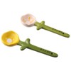 hobbyme Sunflowers Measuring Spoons and Cups Set, Cute Ceramic Measuring