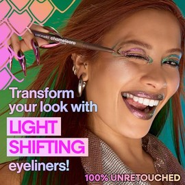 wet n wild wet n wild Chameleon Chrome Eyeliner, Waterproof and Smudge-Proof, Multichrome Color Shift, Long-Lasting 18-Hour Wear, Cruelty-Free & Vegan - Electric Prism